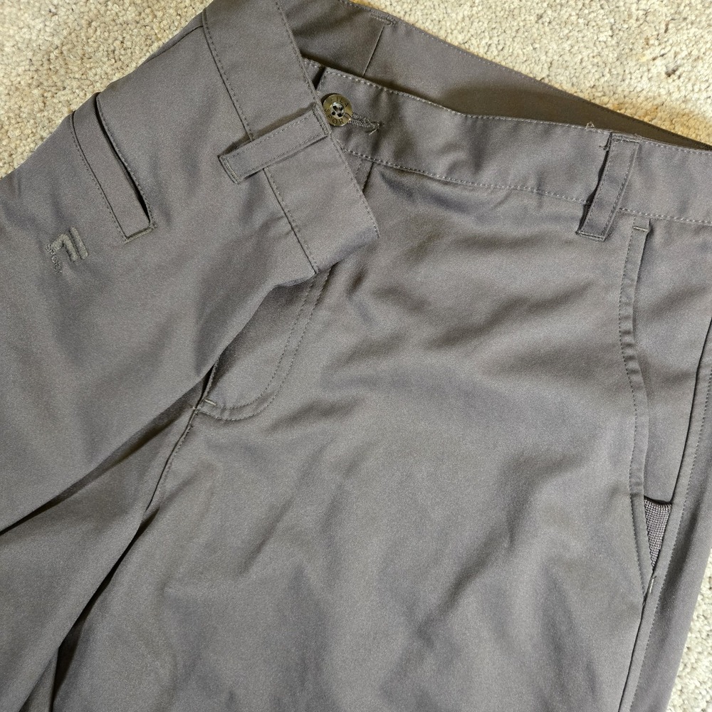 Fila Sport Golf Pants Mens Size 36x30‎ Gray Chino Polyester Stretch Casual